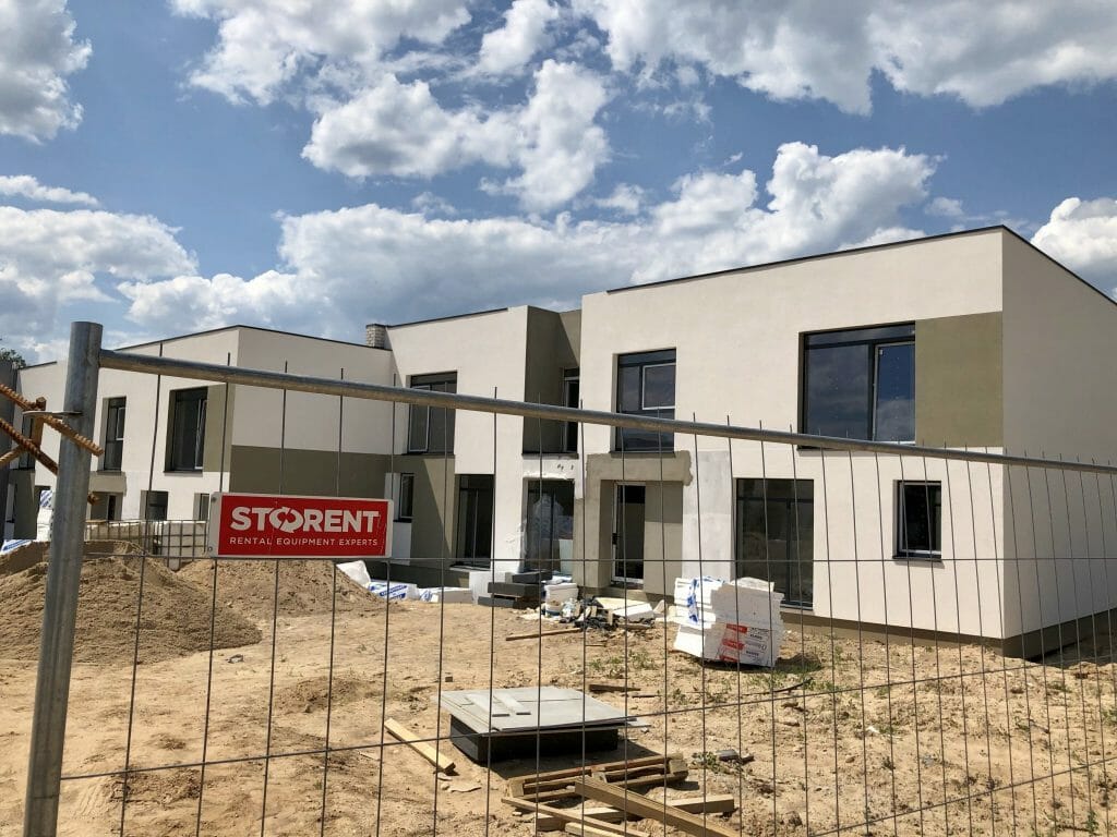 Pilaitės namai (Tilžės g. 47, 53, 55, 57, 59, 60, 61, 63, 65, 67, Gumbinės g. 8, 12, 14, Virbalio g. 4, Tolminkiemio g. 50) - Rindu mājas - būvdarbu attēli