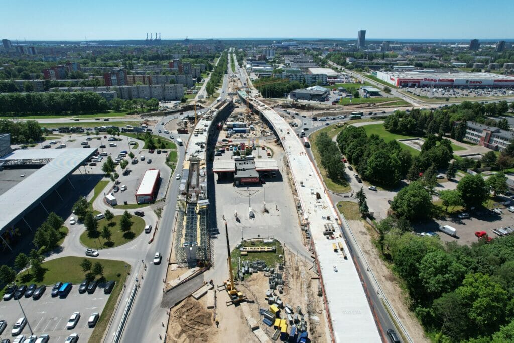 Baltijos pr. žiedinė sankryža (Baltijos pr., Šilutės pl.) - Road - construction photos