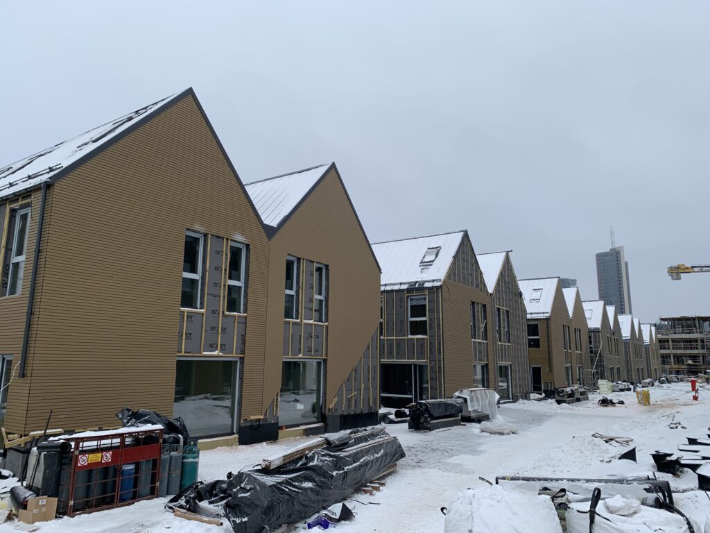 Namai-Kintai (sublokuoti namai) (Kintų g. 13) - Row housing - construction photos