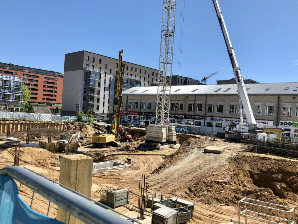 Žalgirio 112 (Žalgirio g. 112) - Biroju centrs - būvdarbu attēli