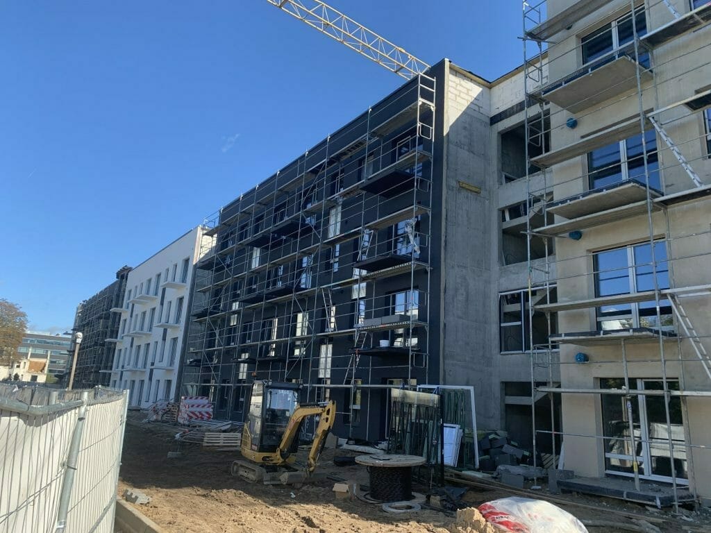 K17 (Kernavės g. 15, 17) - Multi apartment - construction photos