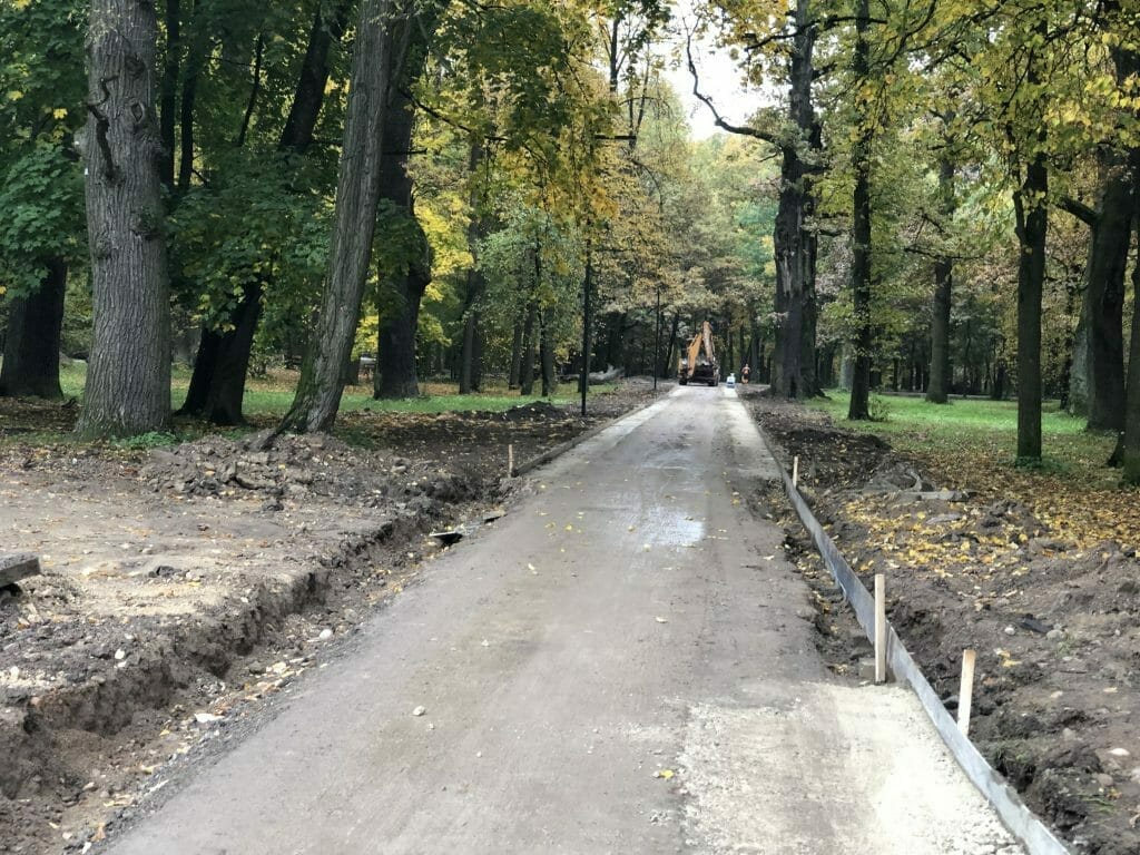 Ąžuolyno parkas (Radvilėnų pl.) - Park - construction photos