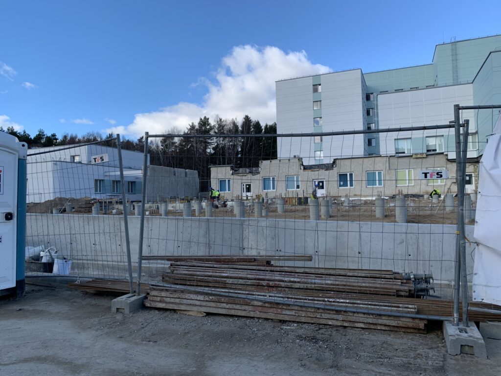 Klaipėdos jūrininkų ligoninės priėmimo – skubiosios pagalbos skyrius (Liepojos g. 45) - Hospital - construction photos