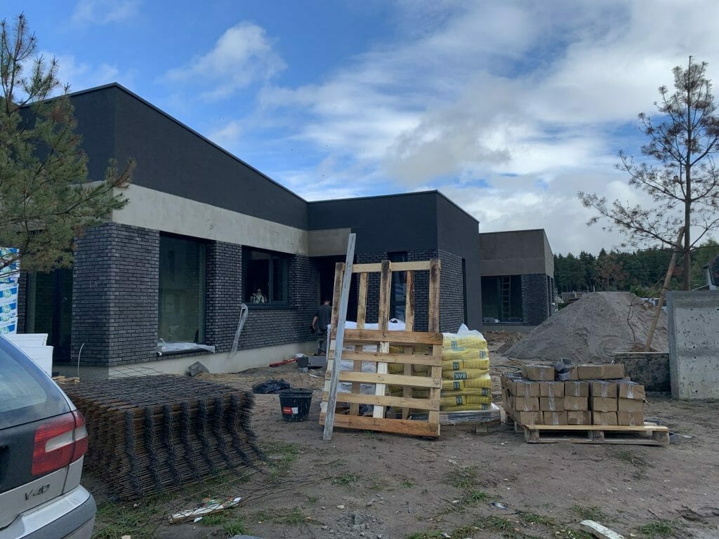 Jūžintų g. 1, 3, 5. 5A, 7, 7A, Raudonės g. 7 (Jūžintų g. 1, 3, 5. 5A, 7, 7A, Raudonės g. 7) - Private house community, Row housing - construction photos