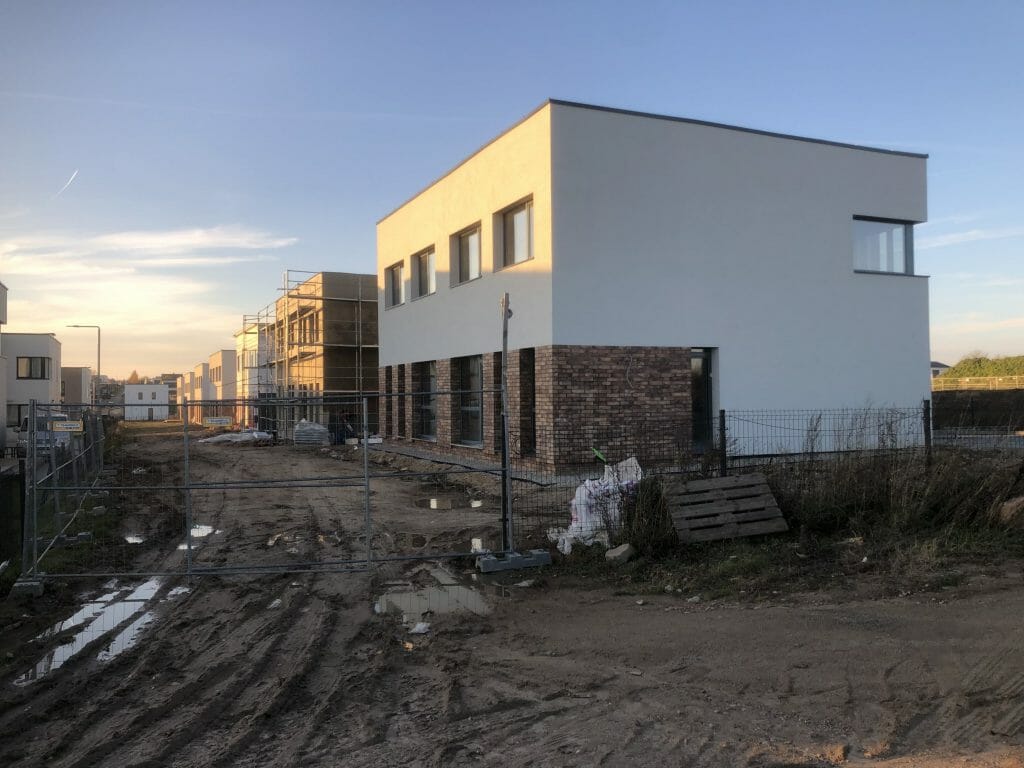 Kalnėnų slėnis 4 etapas (Lyvių g. 29) - Row housing - construction photos