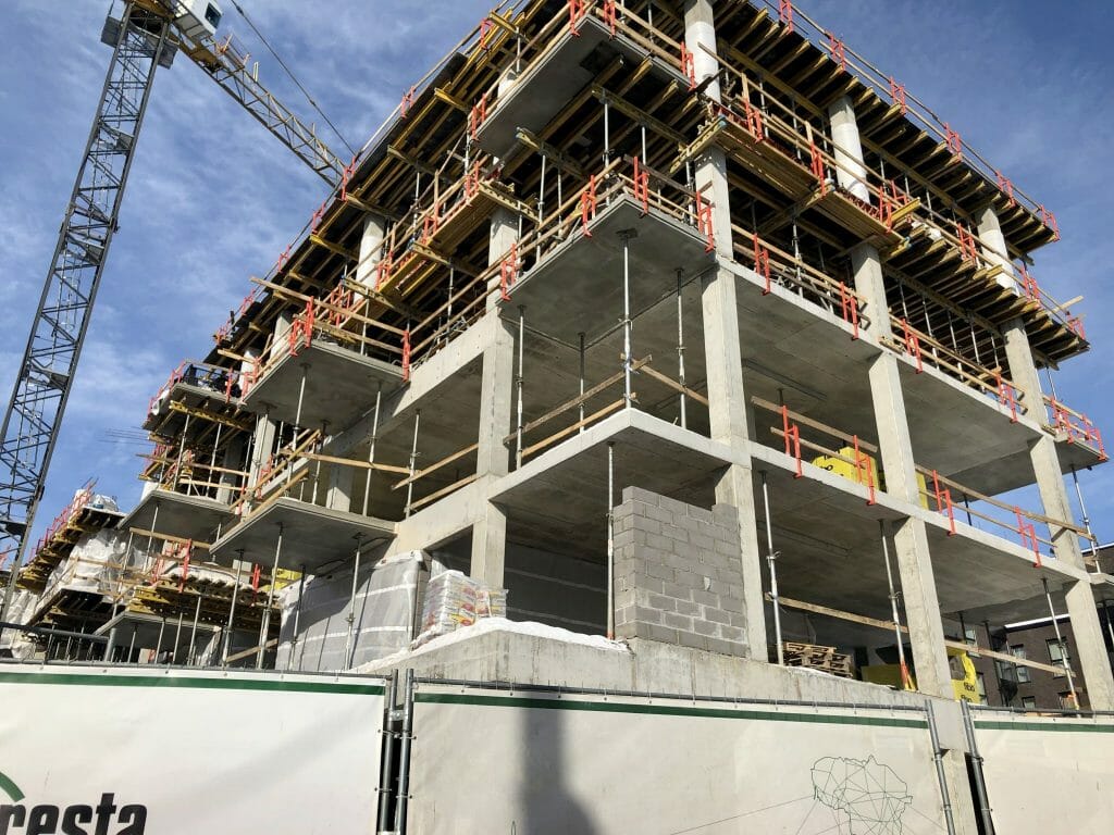 Žvėryno lapės (Lapių g. 3) - Daugiabutis - statybų nuotraukos