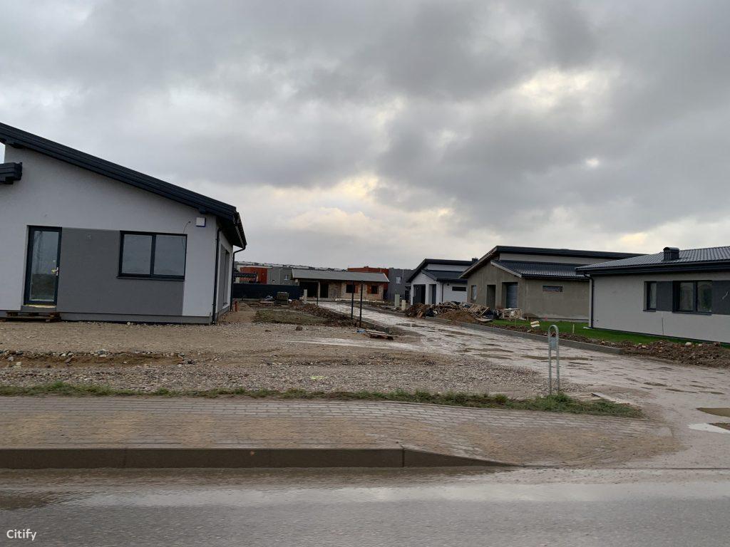 17 perlų (Uždaroji g.) - Private house community - construction photos