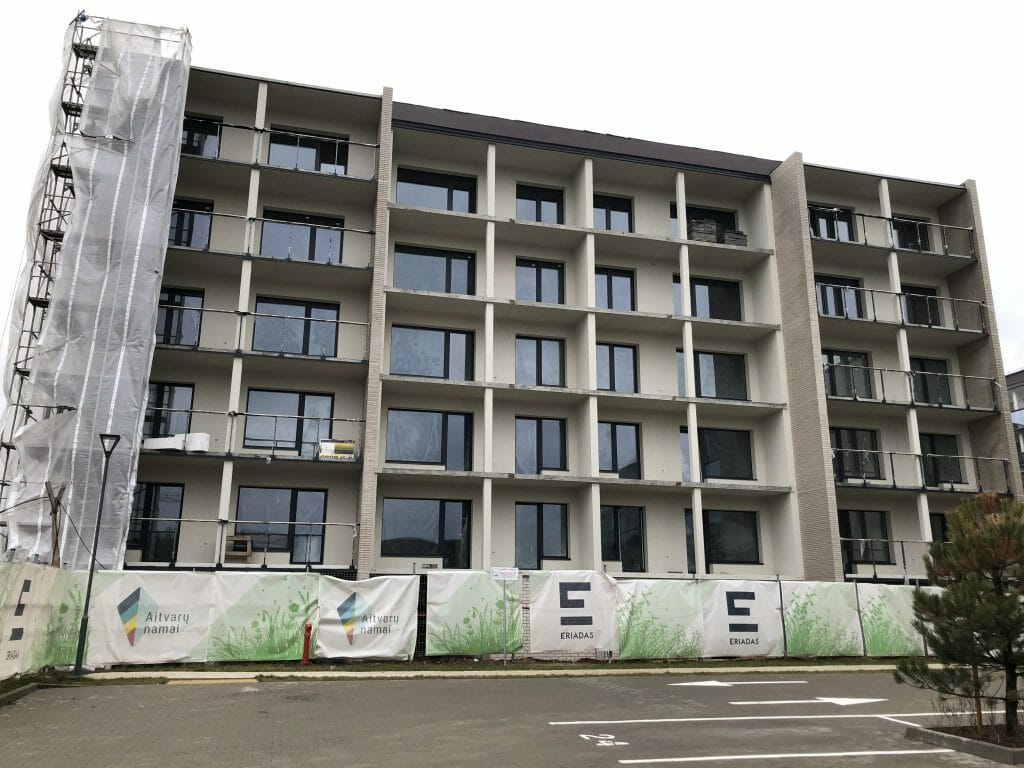 Aitvarų namai 2 etapas (Lazdynėlių g. 16A, 16B, 16C) - Multi apartment - construction photos