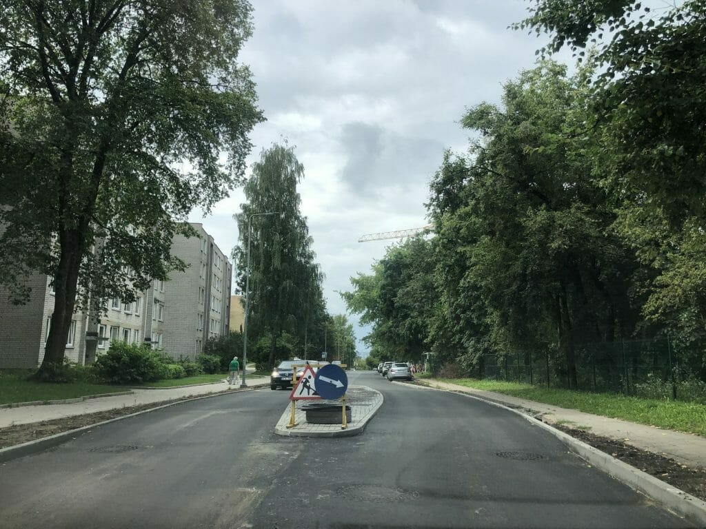 Ramaus eismo gatvė Šaltkalvių g (Šaltkalvių g.) - Street - construction photos