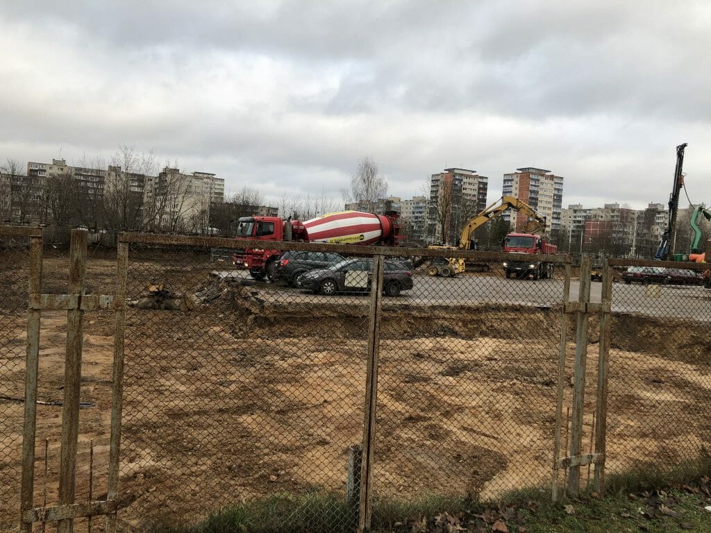 Freedom 36 (Laisvės pr. 36) - Office center - construction photos