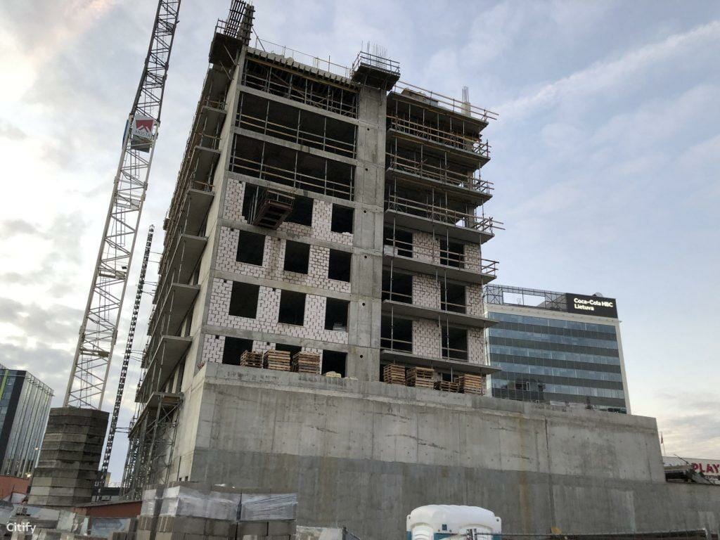 Sky Home (Juozo Rutkausko g. 19) - Multi apartment - construction photos