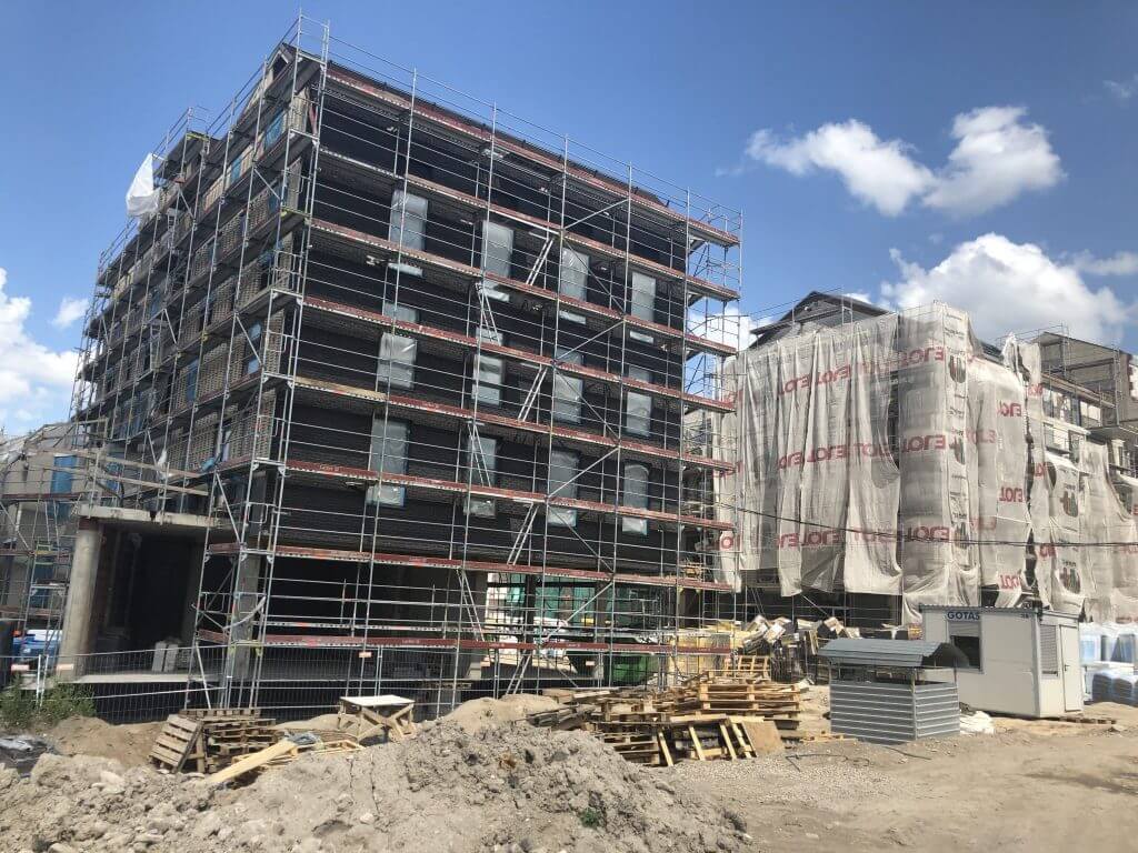 PAUPYS 1 etapas (Aukštaičių g. 4, 8) - Daugiabutis - statybų nuotraukos