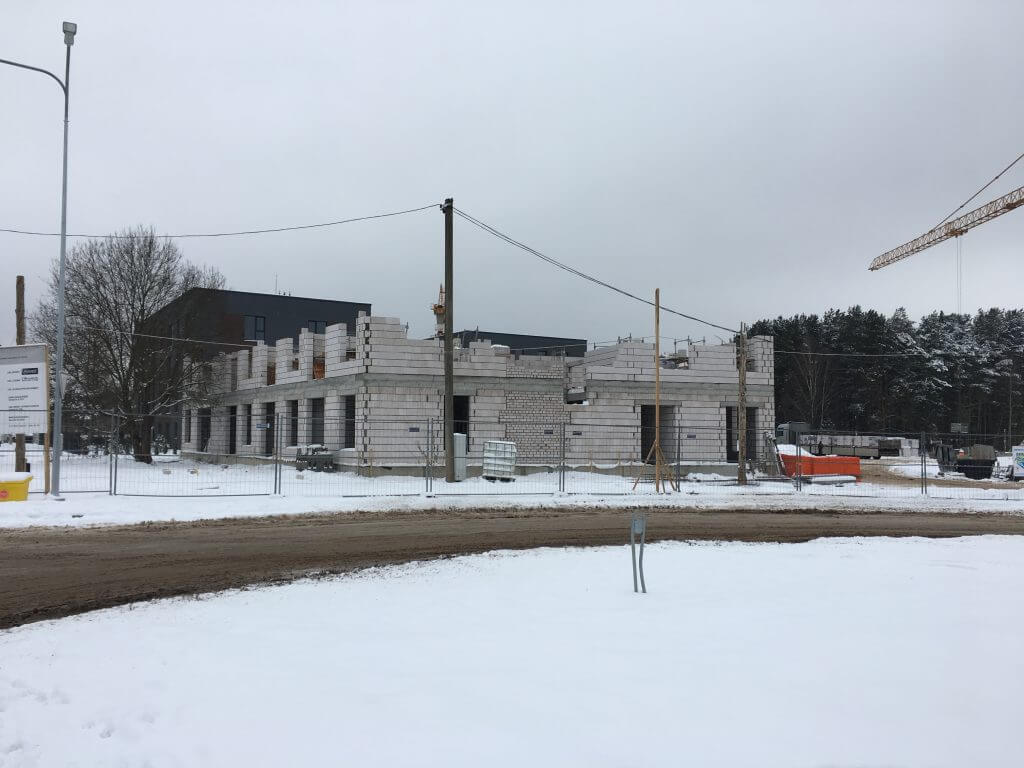 Lazdynėlių 30 (Lazdynėlių g. 30) - Daudzdzīvokļu nams - būvdarbu attēli