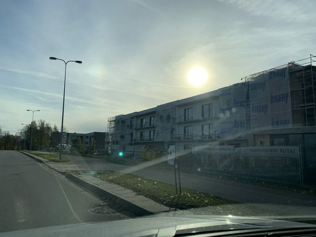 Obelų namai (Kretingos g. 179A) - Multi apartment - construction photos