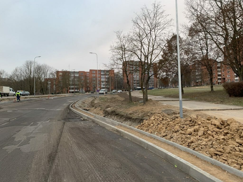 Ramaus eismo gatvė Didlaukio g. (Didlaukio g.) - Iela - būvdarbu attēli