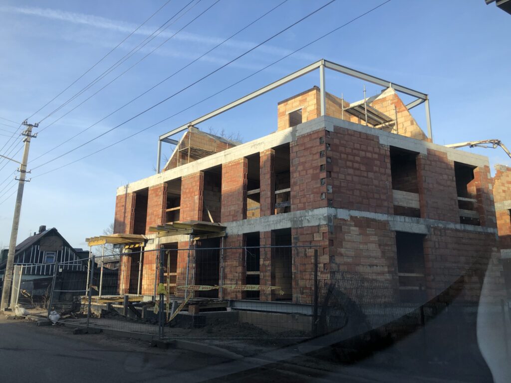 Sodų vilos (Sodų g. 48) - Multi apartment - construction photos