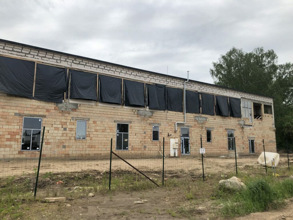 Ievos Labutytės g. 46 (Ievos Labutytės g. 46) - Multi apartment, Office center - construction photos