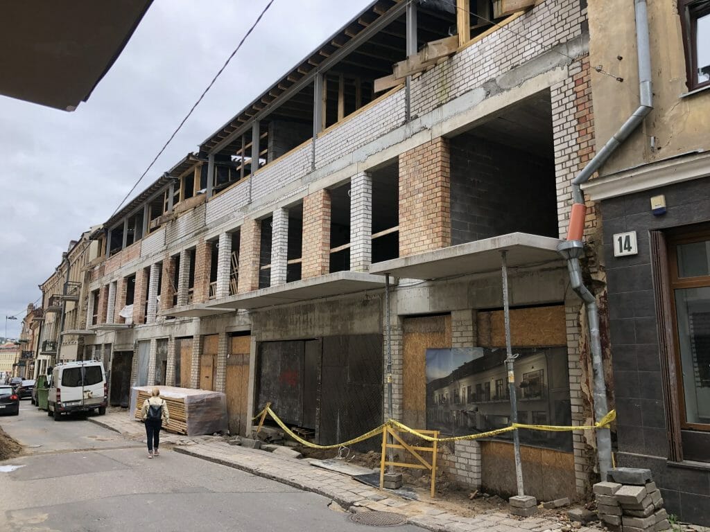 Šv. Stepono 12 (Šv. Stepono g. 12) - Multi apartment - construction photos