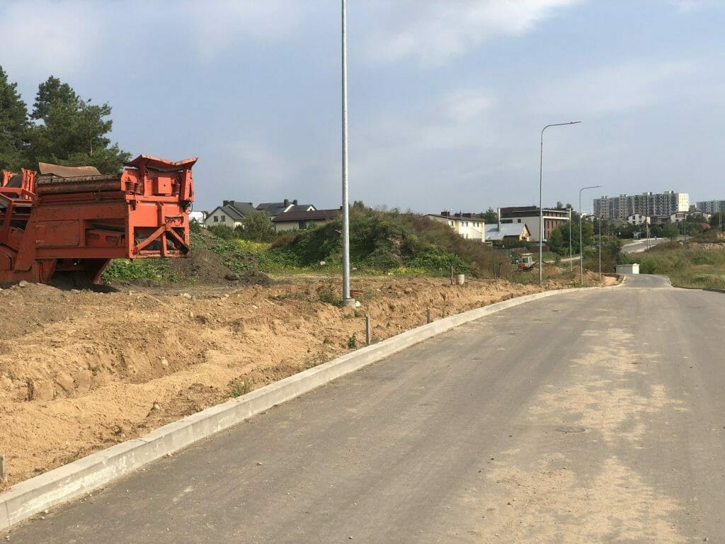 Svajonių krantai (Gulbių g.) - Land plots - construction photos