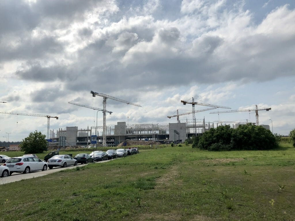 Vilnius OUTLET (Vytauto Pociūno g. 8) - Shopping center - construction photos