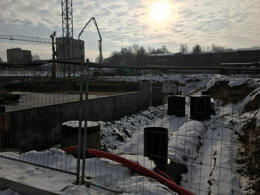 Vilnelės skverai 1 etapas (Manufaktūrų g. 7) - Multi apartment - construction photos