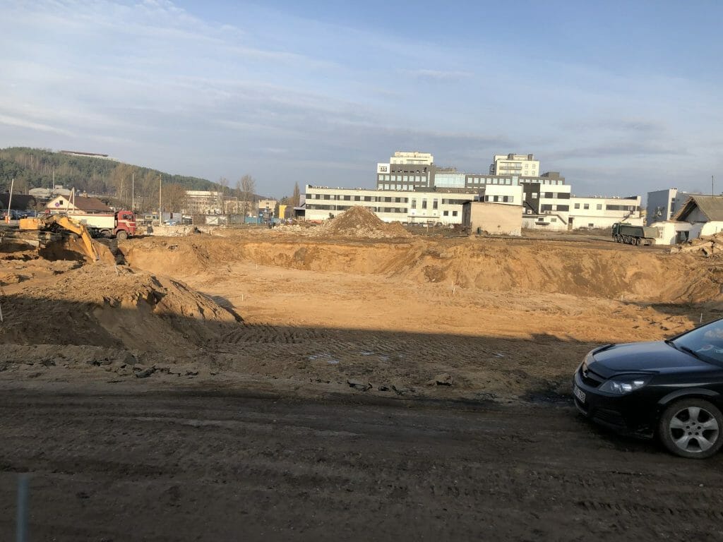 Naujasis Skansenas 1 etapas (Linkmenų g. 15) - Multi apartment - construction photos