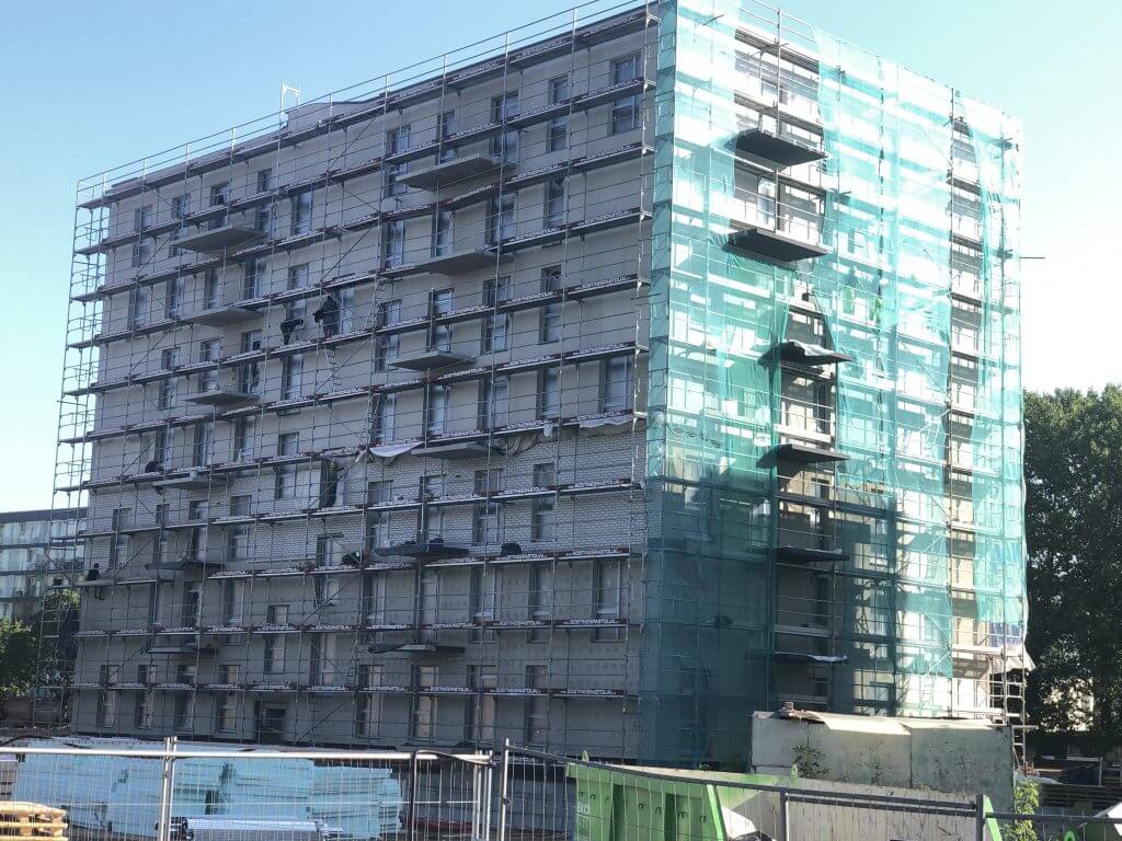 Centro rezidencija 2 etapas (Rinktinės g. 3) - Multi apartment - construction photos