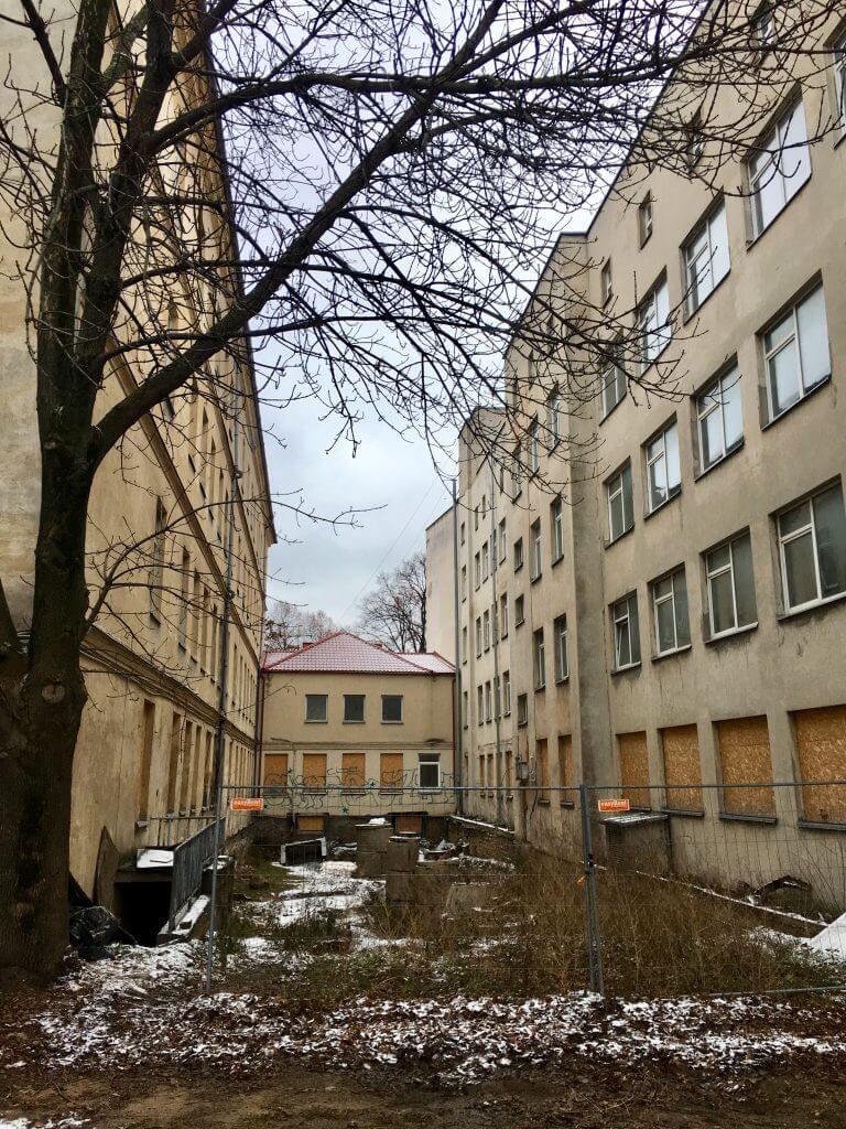 Radvilų valda Tilto g. 11 (Tilto g. 11, Tilto g. 11A) - Multi apartment, Office center - construction photos