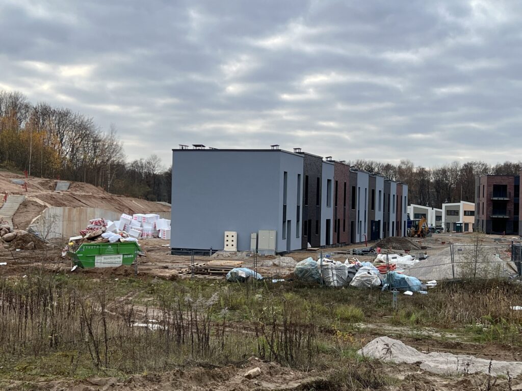 PaJustis 3 etapas (sublokuoti namai) (Mozūriškių g. 190) - Row housing - construction photos