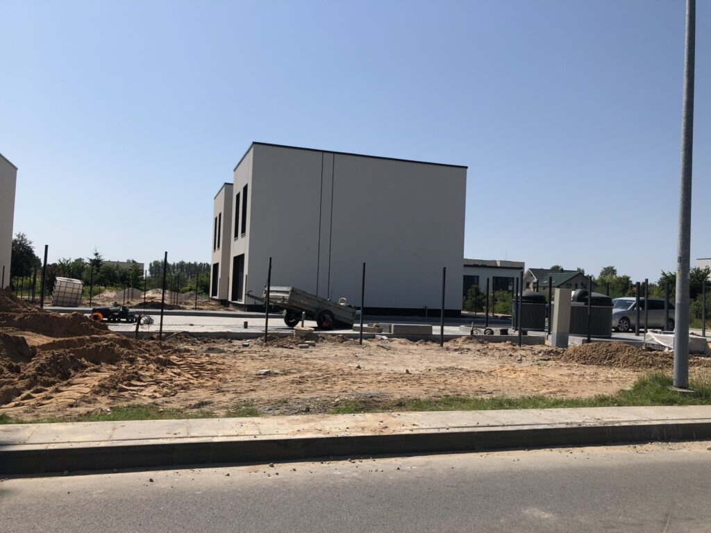 Varnės namai 3 etapas (Varnės g. 9) - Row housing - construction photos