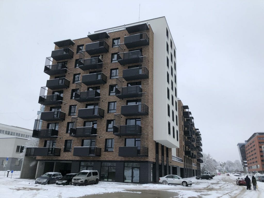 Kernavės aveniu (Kernavės g. 4) - Multi apartment - construction photos