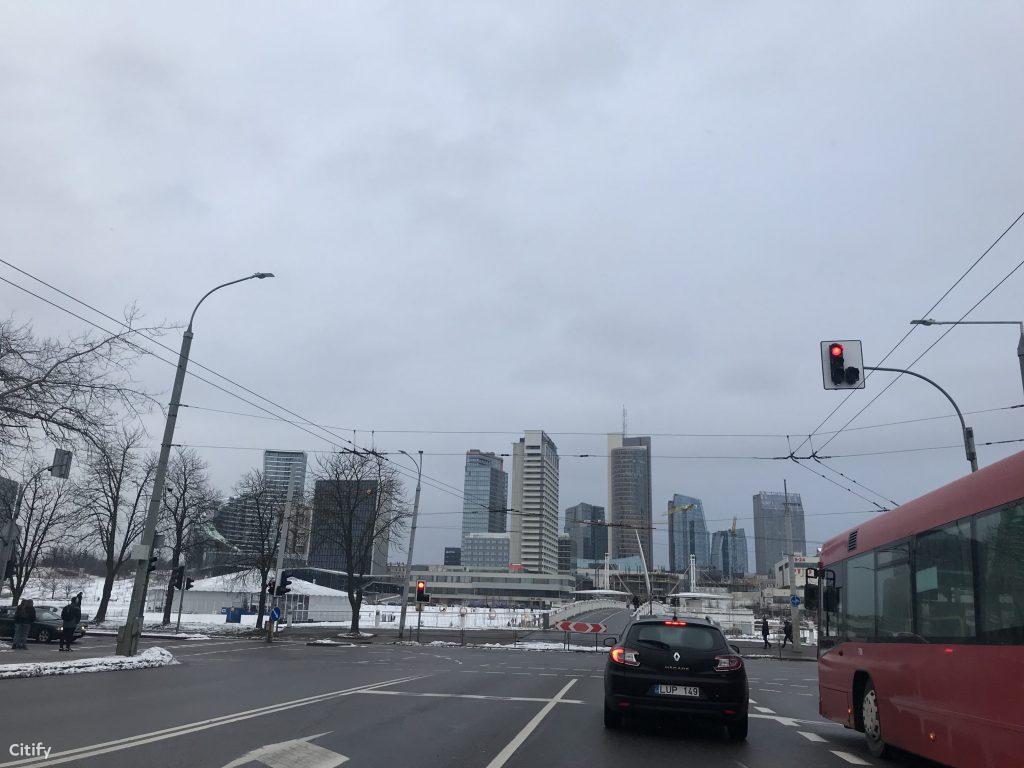 Artery (Konstitucijos pr. 18B) - Biroju centrs - būvdarbu attēli