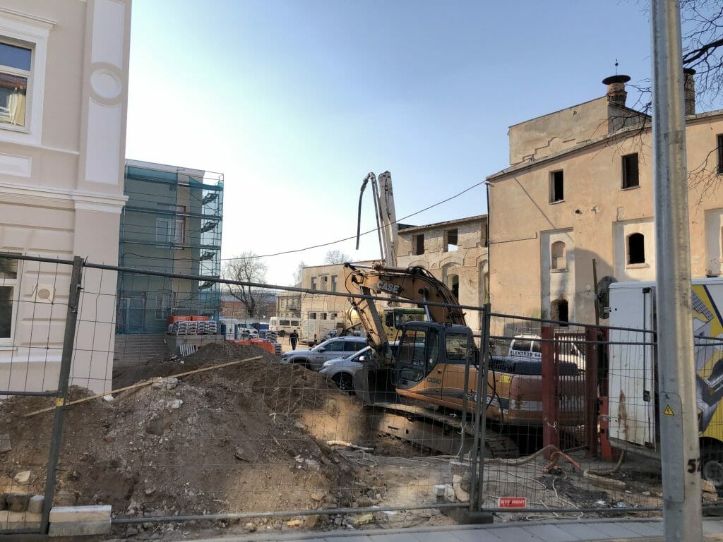 Aludarių g. 1 (Aludarių g. 1) - Office center - construction photos