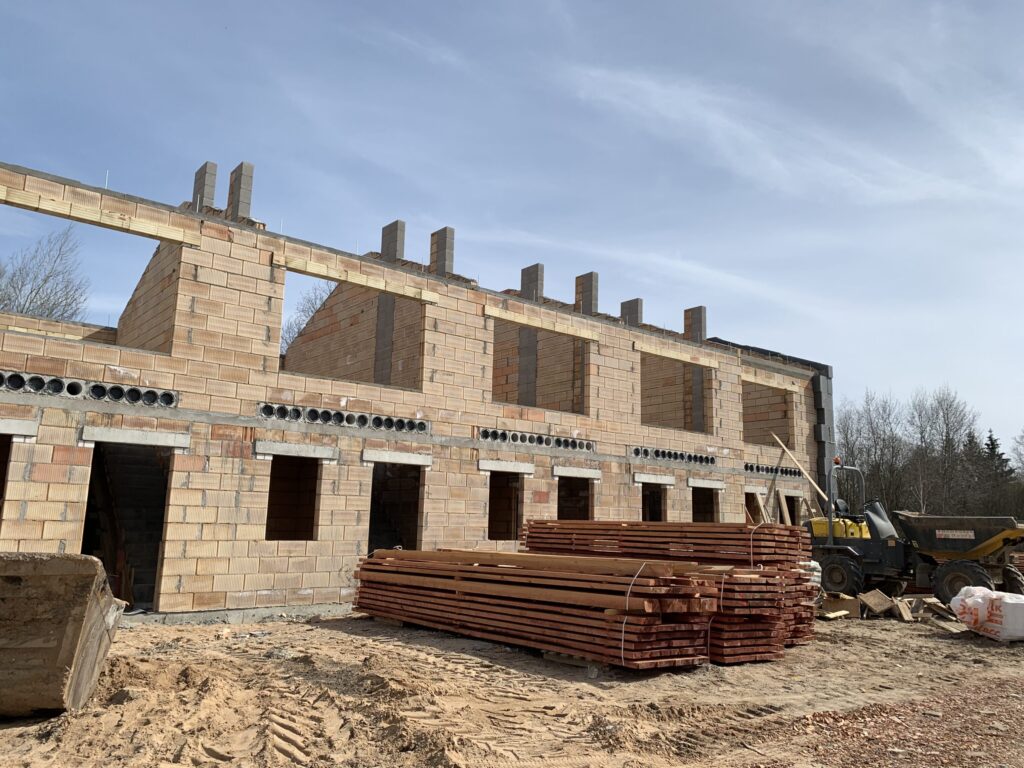 Šilainių miestelis 1 etapas (Alytaus g. 11-67) - Row housing - construction photos