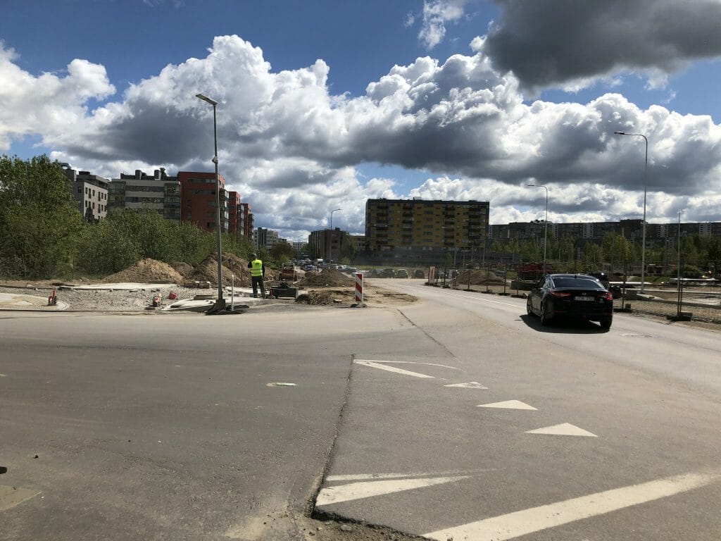 Rimi Pavilnionių g. (Pavilnionių g. 22) - Pārtikas veikals - būvdarbu attēli