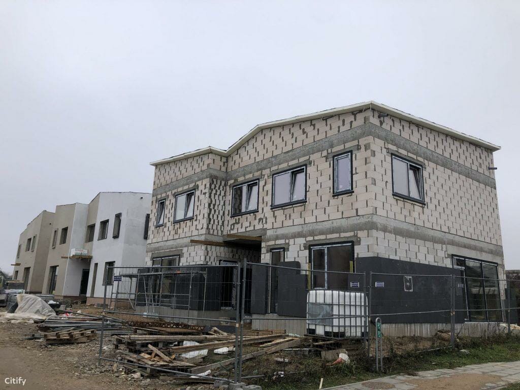 Kalnėnų TRIO 1-2 etapai (Albanų g. 12, 14) - Row housing - construction photos