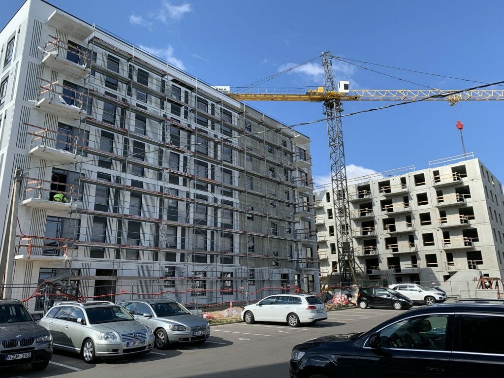 Karaliaučiaus kvartalas (Karaliaučiaus g. 7B) - Multi apartment - construction photos