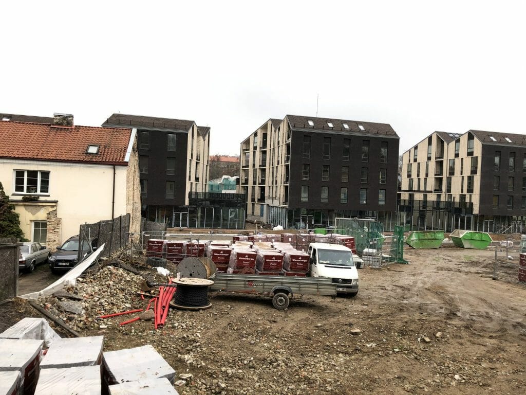 Verslo namai PAUPYS (Aukštaičių g.) - Office center - construction photos