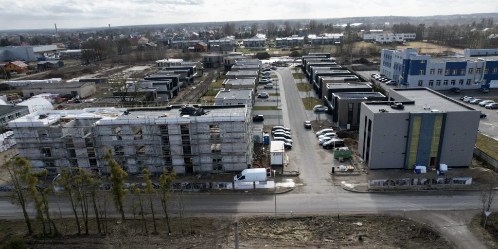 Ąžuolio namai 2 etapas (Povilo Revento g.) - Daugiabutis - statybų nuotraukos