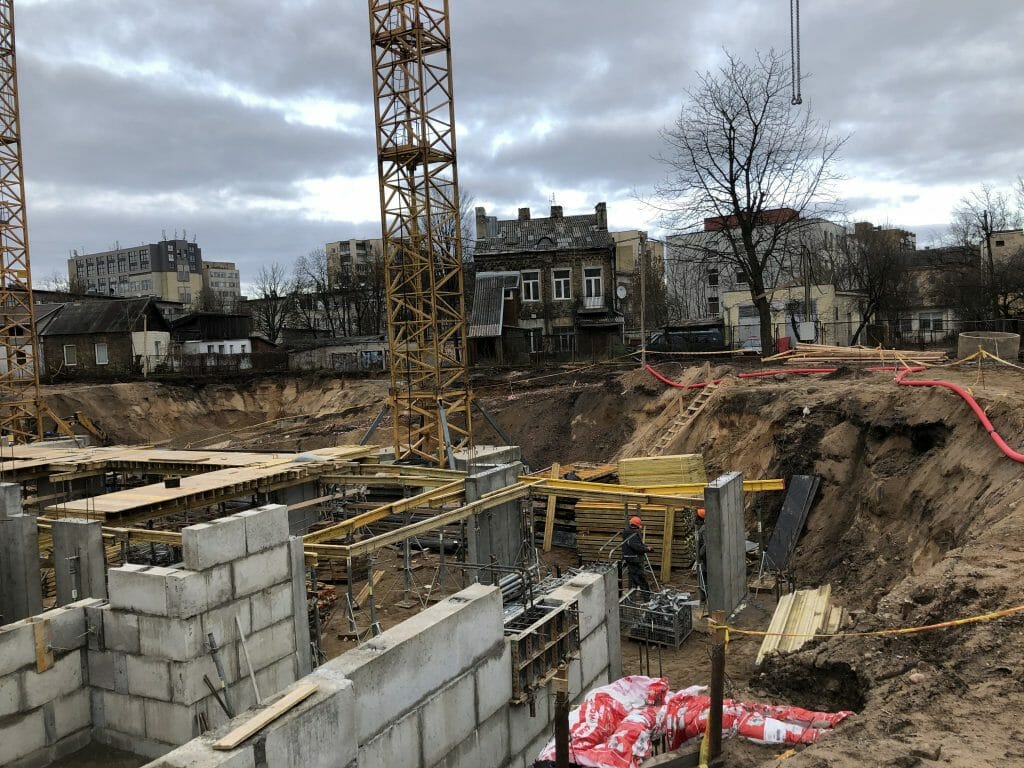 Liveup 1 etapas (Naugarduko g. 62) - Korterelamu - ehituse fotod