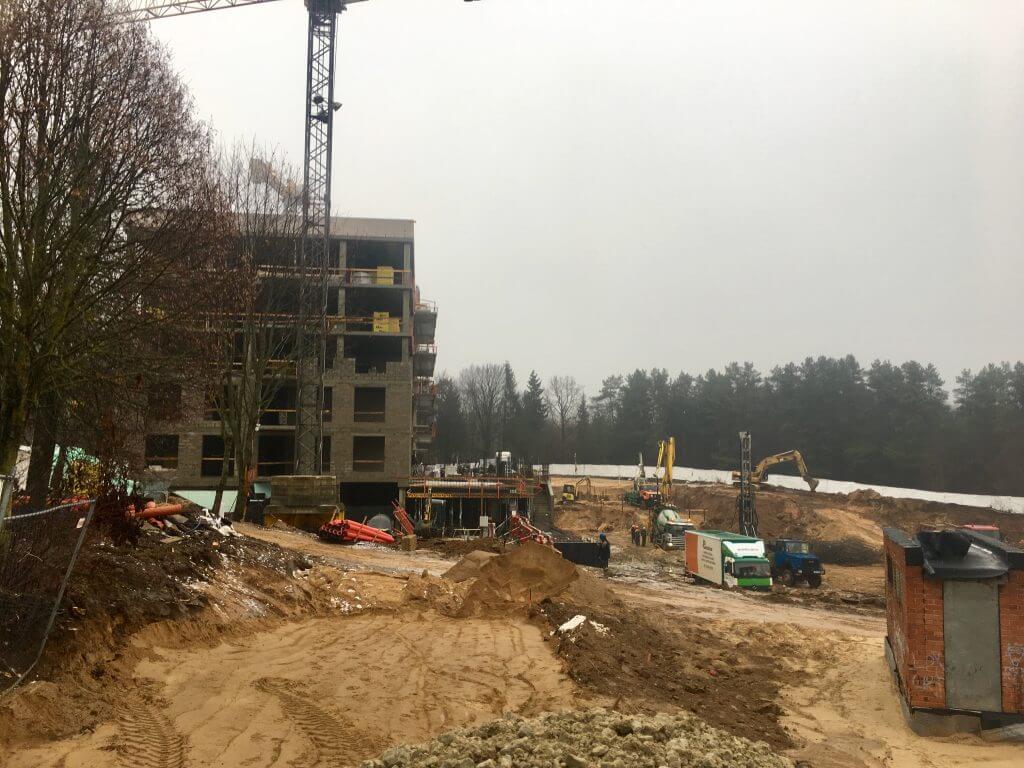Veikmės Parko namai (Didlaukio g.) - Multi apartment - construction photos