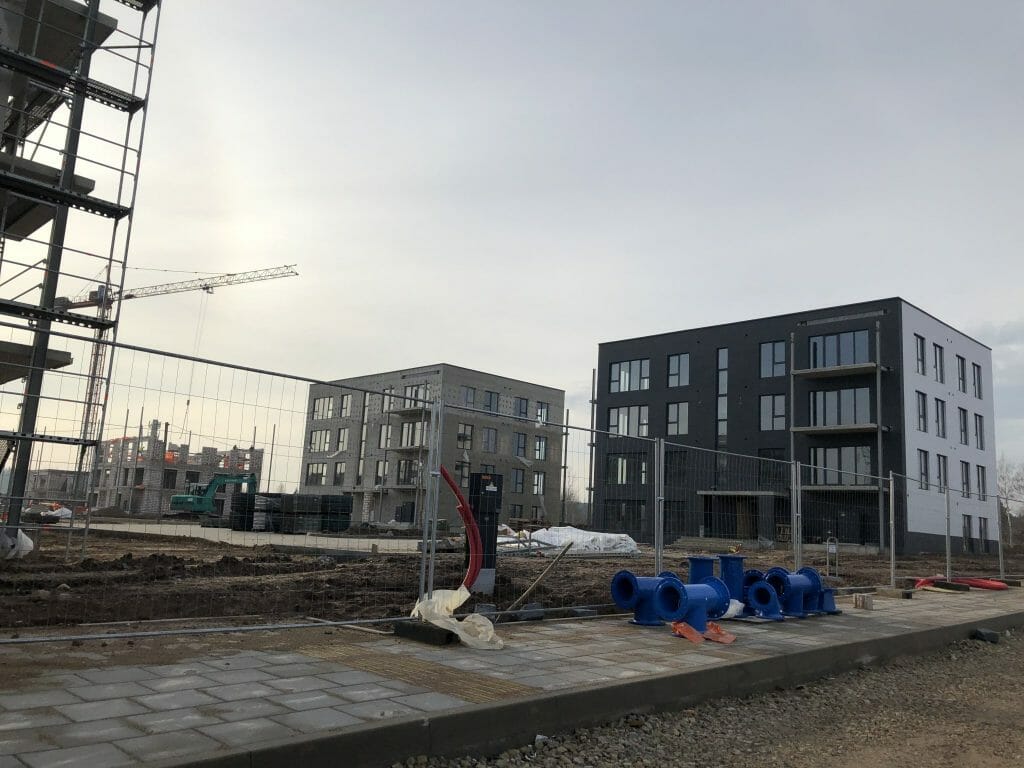 Naujosios Santariškės 1 etapas (Daujoto g. 4, 6, 8, 10) - Korterelamu - ehituse fotod