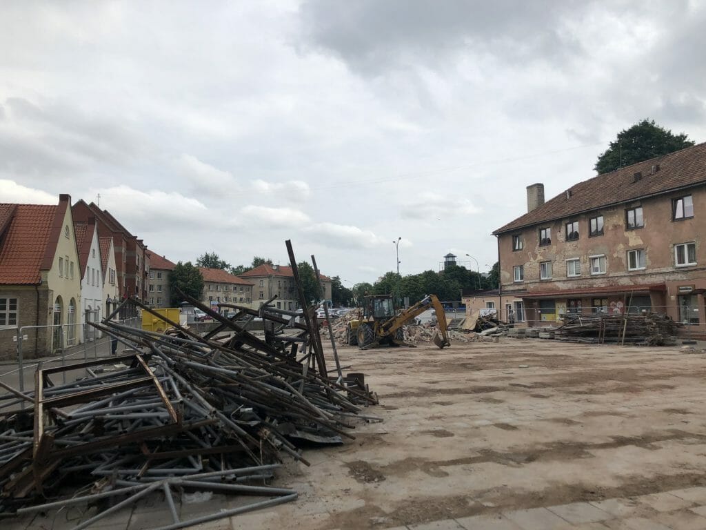 Turgaus aikštė (Turgaus a.) - Laukums - būvdarbu attēli