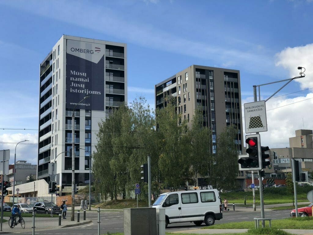 Viršuliškių stogai (Viršuliškių g. 38) - Multi apartment - construction photos