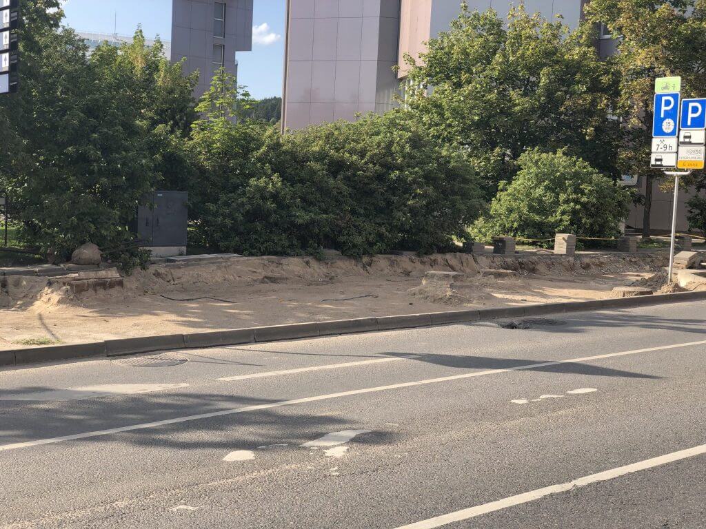 Neries senvagės slėnis (Linkmenų g.) - Bike path, Park - construction photos