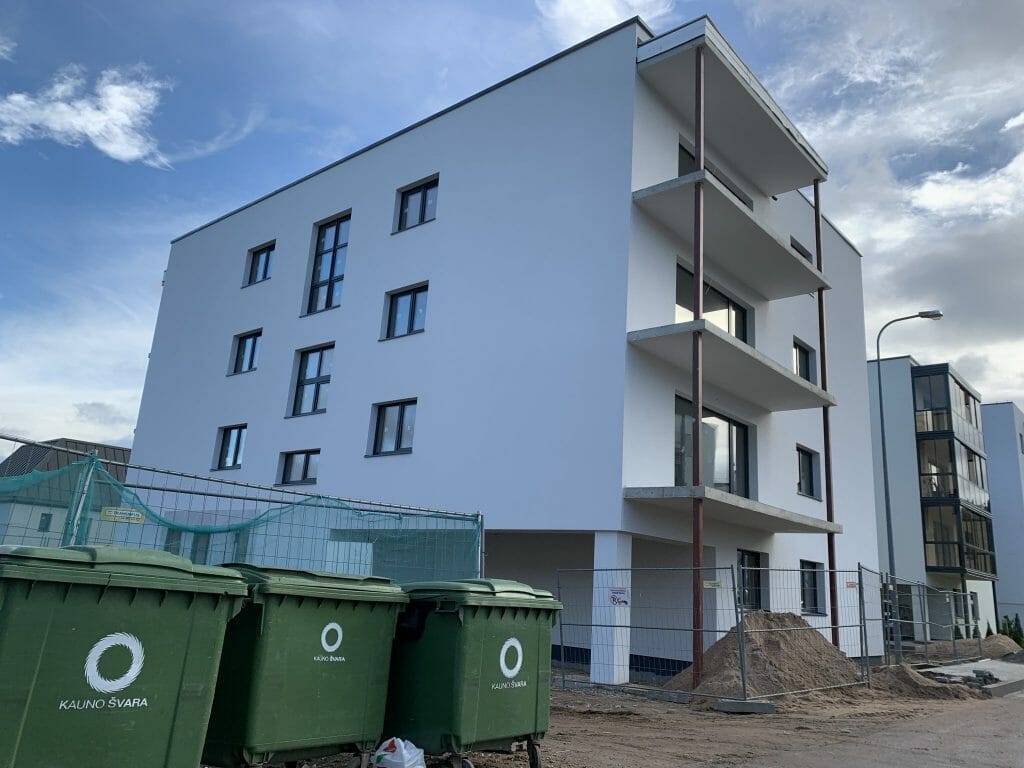 Lampėdžio takas 1 etapas (Įkalnės aklg.) - Multi apartment - construction photos
