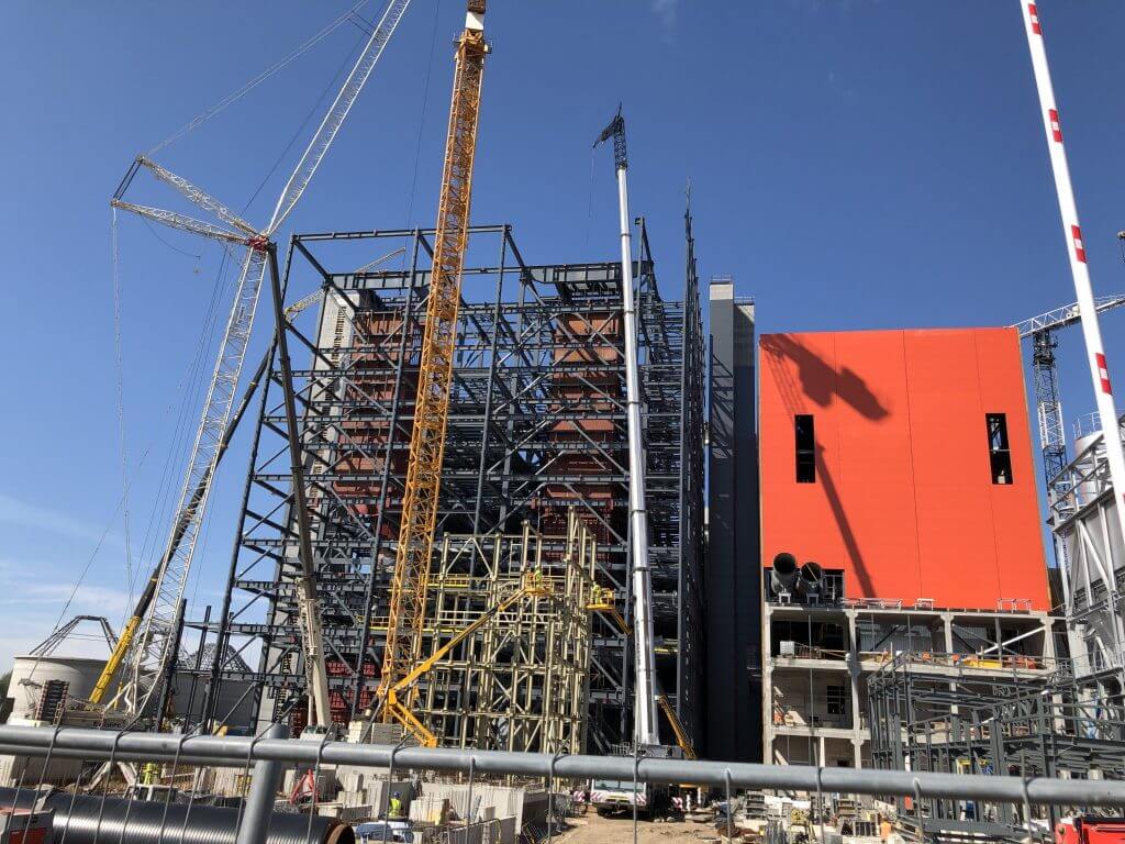 Vilniaus kogeneracinė jėgainė (Jočionių g. 13) - Energy plant - construction photos