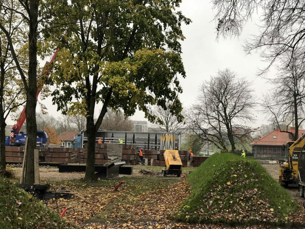Danės krantinių rekonstrukcija (Danės g.) - Park - construction photos