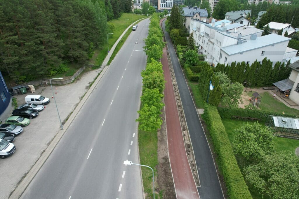 L. Giros g. dviračių takas (L. Giros g.) - Bike path - construction photos