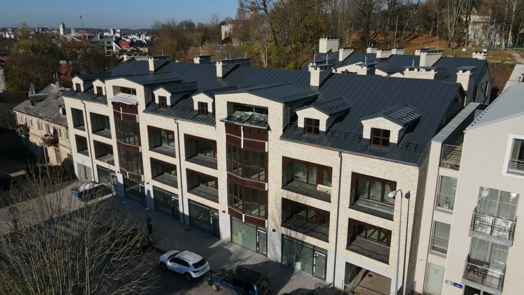 Vilniaus monmartras (Polocko g. 26) - Daudzdzīvokļu nams - būvdarbu attēli